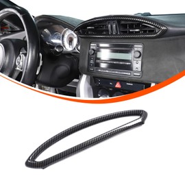Aotumcer Center Console Wind Outlet Panel Frame Trim, AC Vent/Opening Trim Decoration Cover Ring Compatible with 2012-2020 Subaru BRZ 2012-2020 Toyota 86 Interior Accessories