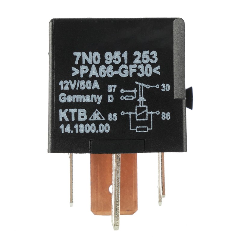 7N0951253#507 12VDC 5Pins 50A 1 Form C Quick Connect Automotive
