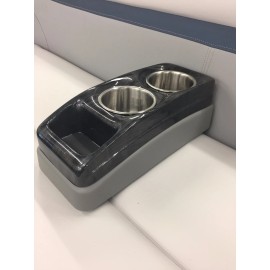 BUYCUPHOLDERS Portable Cup Holders (Greywood Grey) Marine RV Pontoon BUYCUPHOLDERS