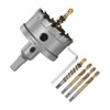 sourcing map Carbide Hole Saw Kit 60mm (2-3/8") Metal Hole