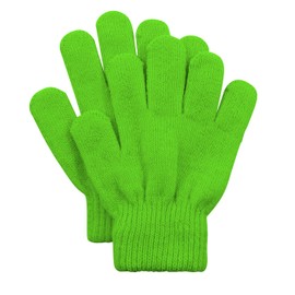PONCEAU Winter Gloves Children's Magic Gloves Knitted Gloves Mittens Children Warm Gloves 4-11 Years
