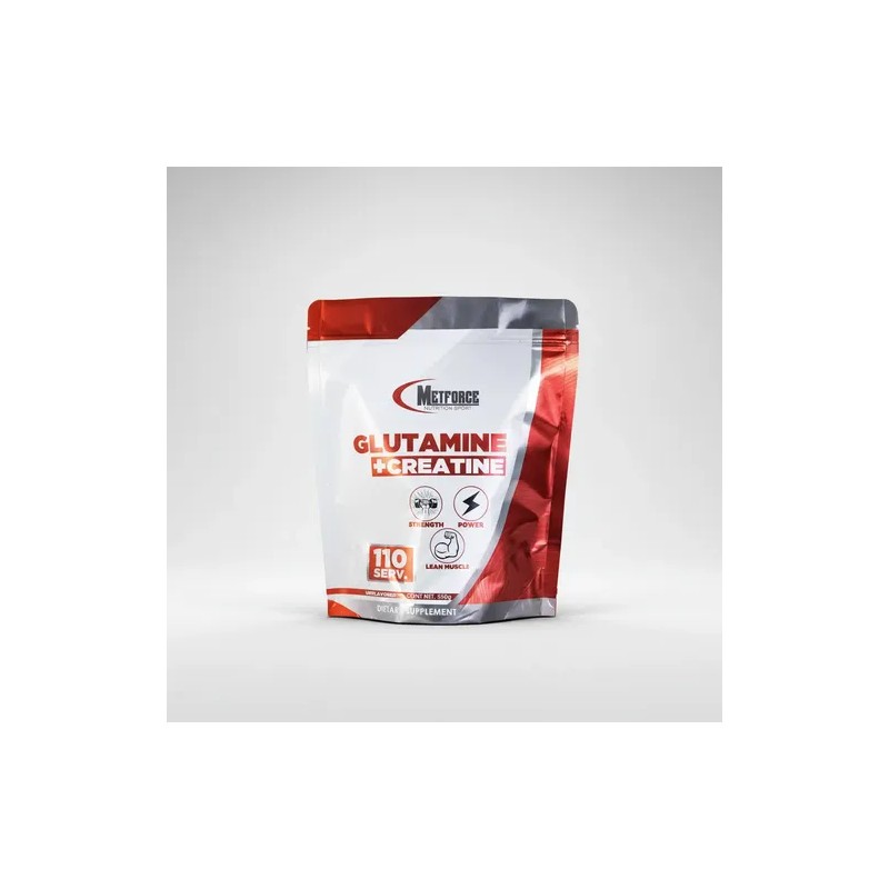 Creatina + Glutamina 5g Metforce Nutrition En Polvo