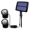 AVEKI Solar Pond Spotlights, 2 in 1 12 LED Solar