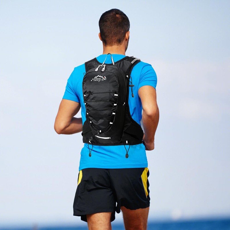 INOXTO running water bag vest backpack with 1.5L water bladder