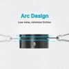 Anovo Flag Pole Rings, Aluminum Alloy Flagpole Rings 360° Rotating