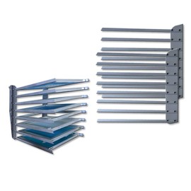 TECHTONGDA Screen Frame Holder Art Painting Drying Rack Storage 8 Layers Screen Printing Shop Rack Screen Drying