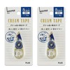 Plus Correction Tape, Whitepatch, Cream Tape, 0.2 inches (5 mm),