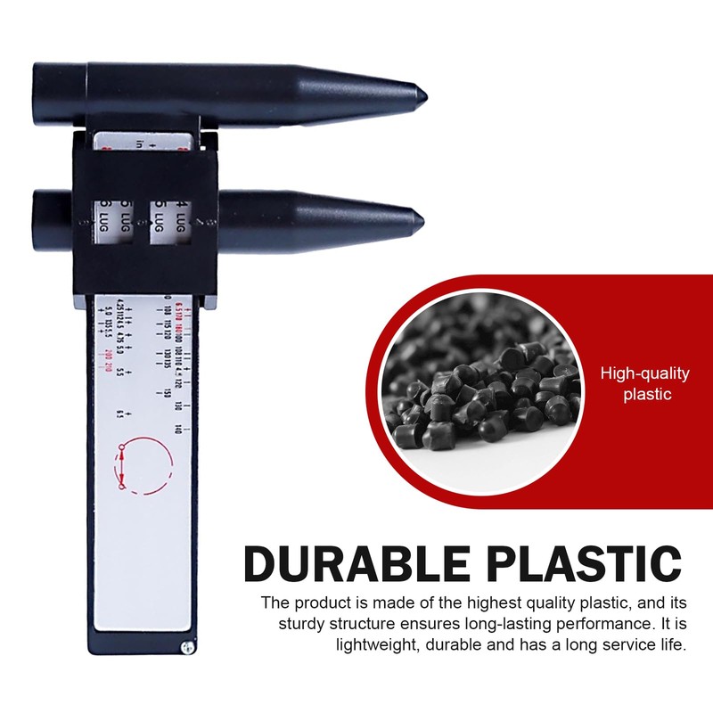 Ferianl Wheel PCD Gauge, Car Wheel Rim Bolt Pattern Measuring