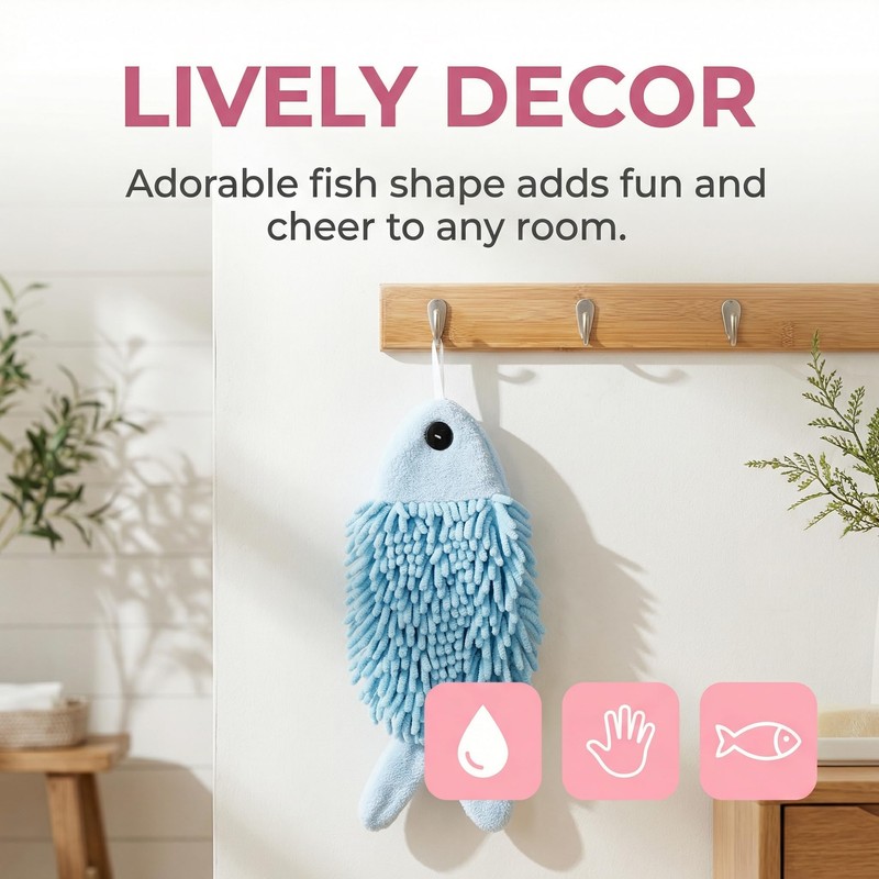 Chenille Fish Shape
