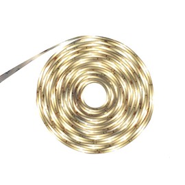 Tecnolite Tira LED Luz Suave Cálida 5 Metros 12W - Plug and Play, Uso en Interiores, No atenuable, 1 Pieza