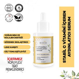 Bee'o C Vitaminli Aydınlatıcı Serum, 30 ml