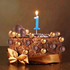 60 piezas de decoración de pasteles de bolas de oro café, mini bola de espuma para cupcakes para fiestas, bodas, aniversarios, cumpleaños, baby shower, suministros de decoración de pasteles