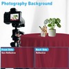 Burgundy Backdrop for Photoshoot, Professional Photo Backdrop Background Curtain for