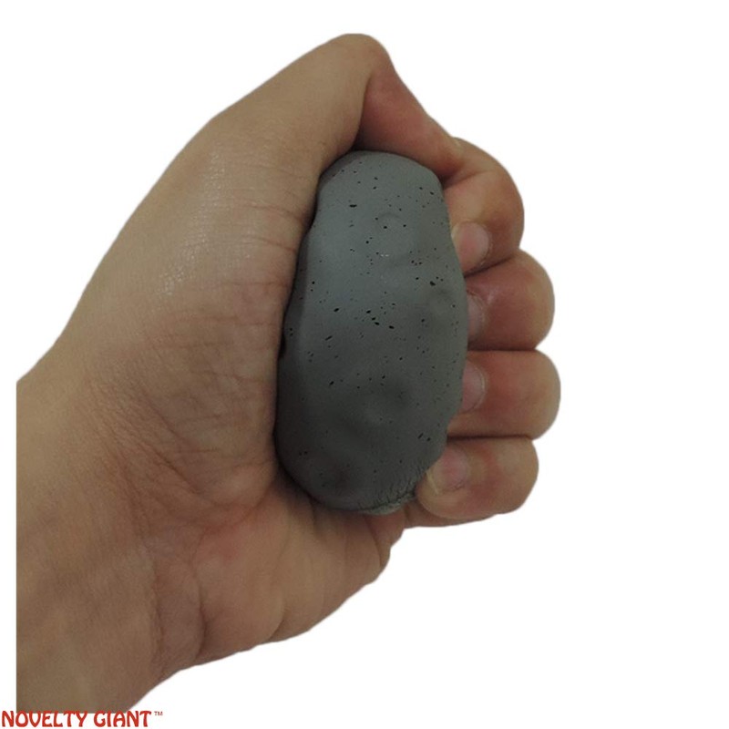 Stress Relief Squeezable Foam Grey Moon Package of Two (2)