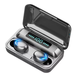poko Audífonos Inalámbricos F9 Bluetooth Deportivos Color Negro