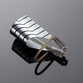 Baluue 5pcs Nail Foil Sticks Nail Forms for Builder Gel Nail Art Extension Forms Square French Kit Gel Nail Tools Nails LED Nail Forms Reusable Clear Manicure Foil Nail Art Silver