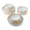 Darbie Angell Spring Summer 9 Piece Dinnerware Serving Bowl Set,