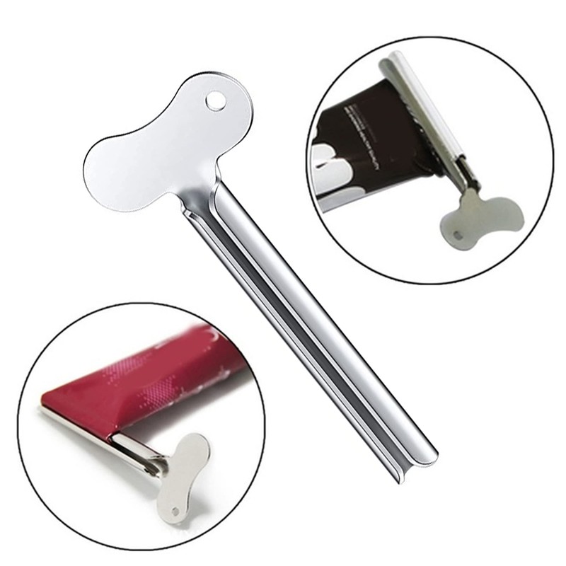 IKadiya Tube Squeezer [Pack of 6], Stainless Steel Toothpaste Tube