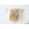redchocol8® Light Brown Wooden Push Pins (A pack of 25