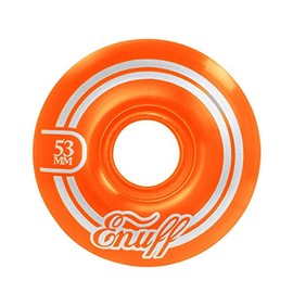 Enuff Skateboards Enuff Refresher II Wheels Unisex Adults ENU520, unisex_adult, ENU520, Orange (Orange), 53 mm