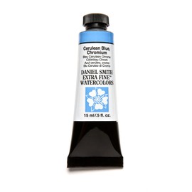 DANIEL SMITH Extra Fine Watercolor 15ml Paint Tube, Cerulean Blue Chromium (284600021)