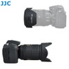 JJC Lens Hood With Side Window Design Shade Reversible Tulip