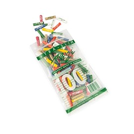 PURIZE® Activated Carbon Filter Xtra Slim Size - 100 PE Bags - Diameter 5.9 mm Premium Filter - Activated Carbon on Coconut Base Colour Mix