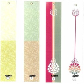 OIGEN 2 Pieces Japanese Furin Wind Chime Tanzaku Paper Wind Catcher Stripe /Made Japan