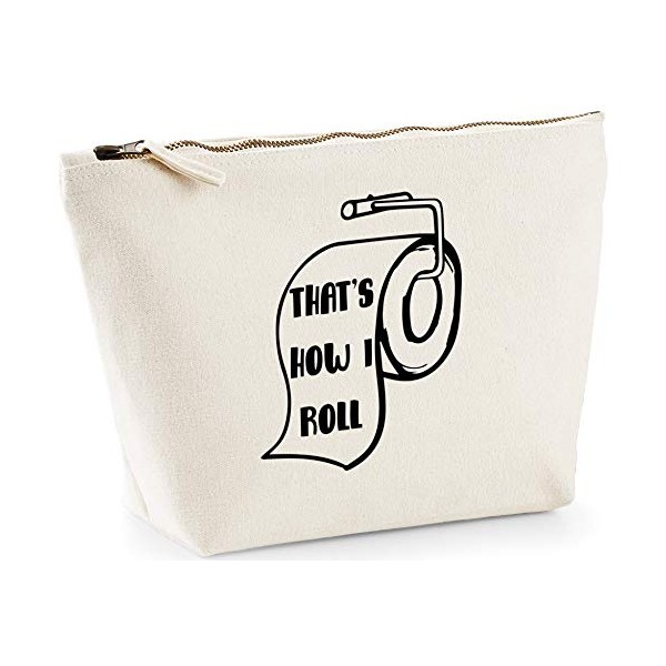Hippowarehouse This is how i roll toilet printed make up