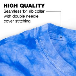 Popfunk Wonder Woman A Wonder Tie Dye Adult Unisex T Shirt (Large) Spider Royal