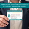 Postural Orthostatic Tachycardia Syndrome (POTS) Medical Alert Card with Lanyard