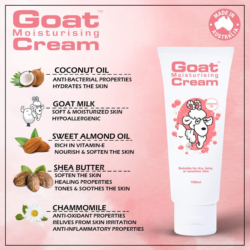 Goat Moisturising Cream Moisturising Hand and Body Cream - Enriched
