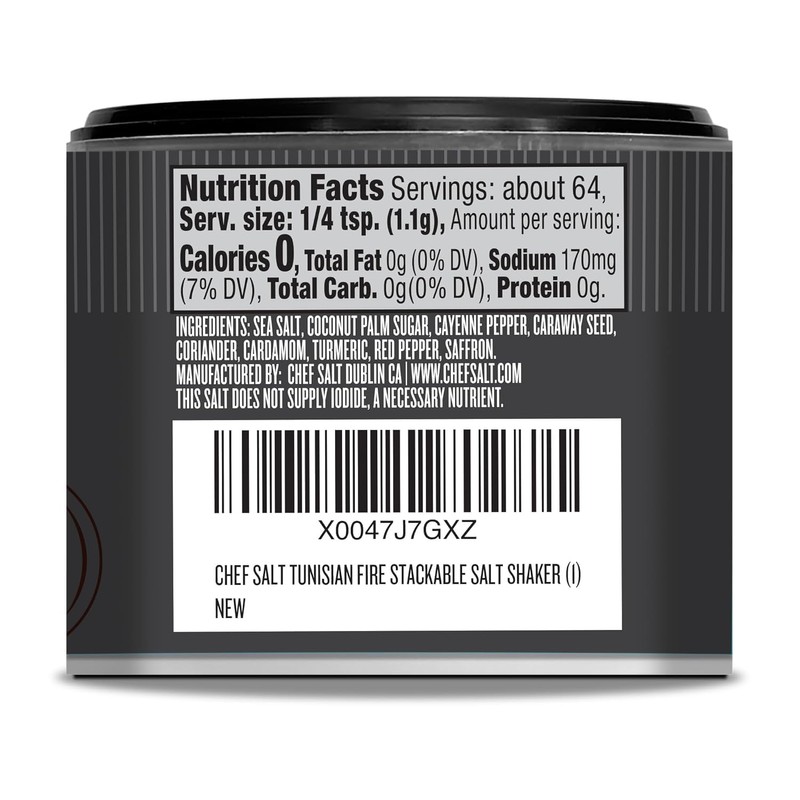 CHEF SALT Set of 3 Shaker Jars: Tuscan Herb 2.5oz,