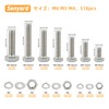 Senyard Hex Bolts, Rustproof Stainless Steel Bolts and Nuts Set,