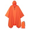 AIMLYXEE Waterproof Rain Poncho for Women -Lightweight Windproof Hooded Raincoat