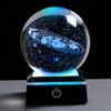 3.15" (80 mm) Solar System Crystal Ball 3D Sun System