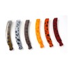 MANODHRUVA 6pcs Women's Tiger Print Banana Hair Clips, 10 cm,