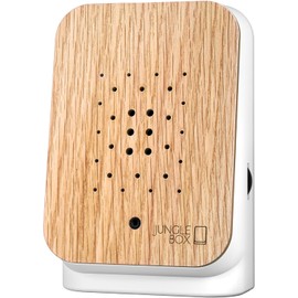 RELAXOUND Original Junglebox Oak - Modern Nature Sound Box - Relaxing Exotic Jungle Sounds - Motion Sensor Tool