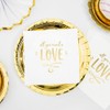 partydeco.pl Napkins with Golden Lettering All You Need is Love