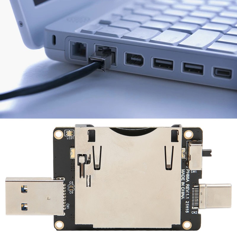 CFExpress Card Reader USB3.1 TYPE C 10Gbps Support 2TB Dual
