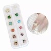 CLOVER 네일아트 럭셔리 크로버 지르콘파츠 12종 세트 Nail Art Luxury