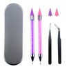Rhinestone Picker Tool, Dual Ended Nail Art Applicator Kit with