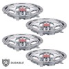 G-PLUS 10" Chrome Wheel Cover Hub Caps Compatible with EZGO