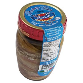 Anchovy Fillets in Extra Virgin Olive Oil by Scalia (2.8 ounce)