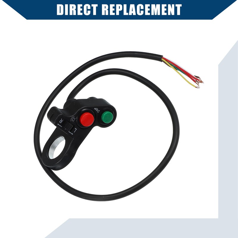 Hihaha Universal LED Turn Signal Horn Kit with Handlebar Toggle