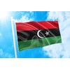 DMSE Libya Flag 3X5Ft Foot 100% Polyester 100D Flag