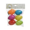 Decoris Easter Eggs for Hanging 6 cm x 6 Pieces