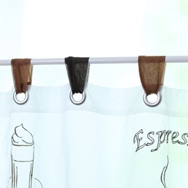 Joyswahl Sophie Net Curtain Voile Bistro Curtain Embroidered Curtain Pack of 1