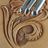 Zhong Jiang 3-Piece Smooth Steep Angle Beveler Leather Stamp Set,