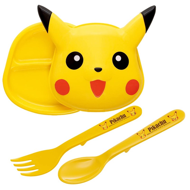 Skater SM5-A Melamine Spoon, 6.7 inches (17 cm), Pikachu, Face